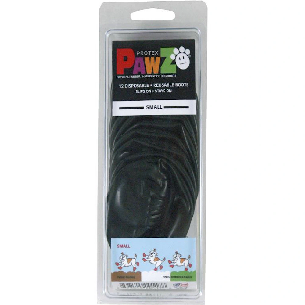 Pawz hundesko Small 6,4 cm sort
